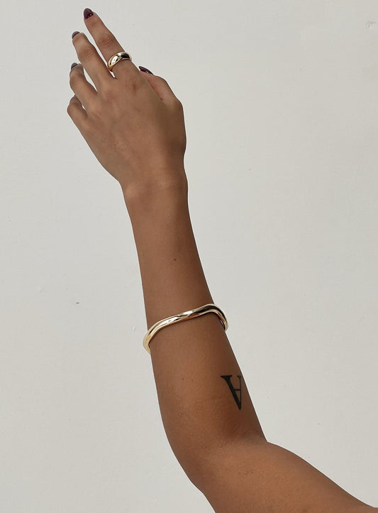 Clay Bracelet Gold